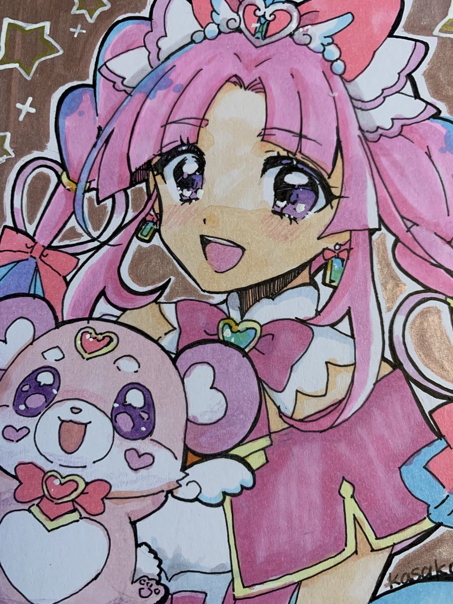 kasakasako's tweet photo. 再掲アナログ　キュアミスティック https://t.co/JgTCjm72zQ