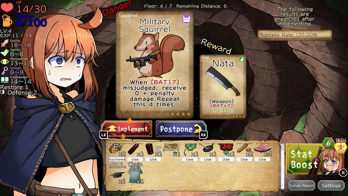 AUTOMATON_ENG's tweet photo. Drunken Rogue, a dungeon-crawling RPG where heroines get stronger the drunker they become, launches on Steam on August 21
https://t.co/xH0lZfm7pZ https://t.co/eIaE4zphUG