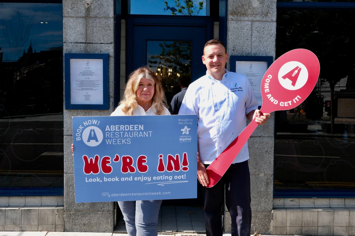 AbdnInspired's tweet photo. The mouthwatering line-up for Aberdeen Restaurant Weeks has been revealed, with almost 80 eateries joining in – with some of the Granite City’s best-known and most-loved venues taking part for the first time. 

Read the full article here: https://t.co/4uCBDxhLf6 https://t.co/Leb6B1GudB