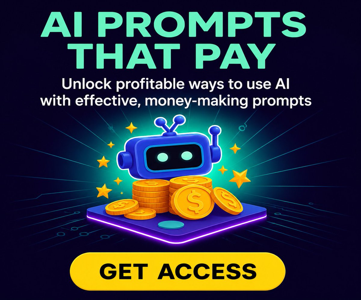 HelenePalmer23's tweet photo. Tired of babysitting AI? 
Grab my FREE guide AI Prompts That Pay + discover 3 Profit Stacks to turn bland drafts into bankable content.
👇
https://t.co/4n6YZDqOpS

#AIContent #MarketingTips #DigitalBiz #AIMarketing #SideHustles #promptsthatpay https://t.co/RgIUHZLZhA