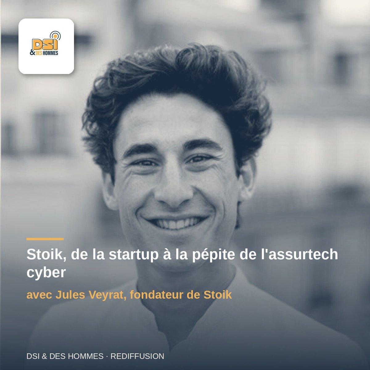 NicoBard's tweet photo. 🎙️ [Rediffusion] Jules Veyrat (Stoik) nous racontait ses débuts. Depuis : 10 000+ PME protégées, 5 levées de fonds. Un épisode à réécouter 👇
https://t.co/wFQdKweMMx
#assurtech #cybersécurité https://t.co/4FyQNLNhAE