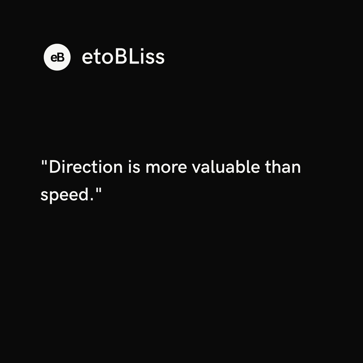 eto_bliss's tweet photo. Most people don't burn out
from working too hard.
They burn out from working hard
in the wrong direction.
Direction first. Always.

Day 4. The Becoming. 🖤 https://t.co/R8RnCW3Hxf