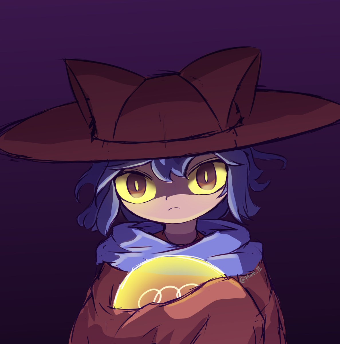 Mato_II's tweet photo. *Stare through your soul*
#OneshotGame #OneshotFanArt https://t.co/4qrzjYOCtG