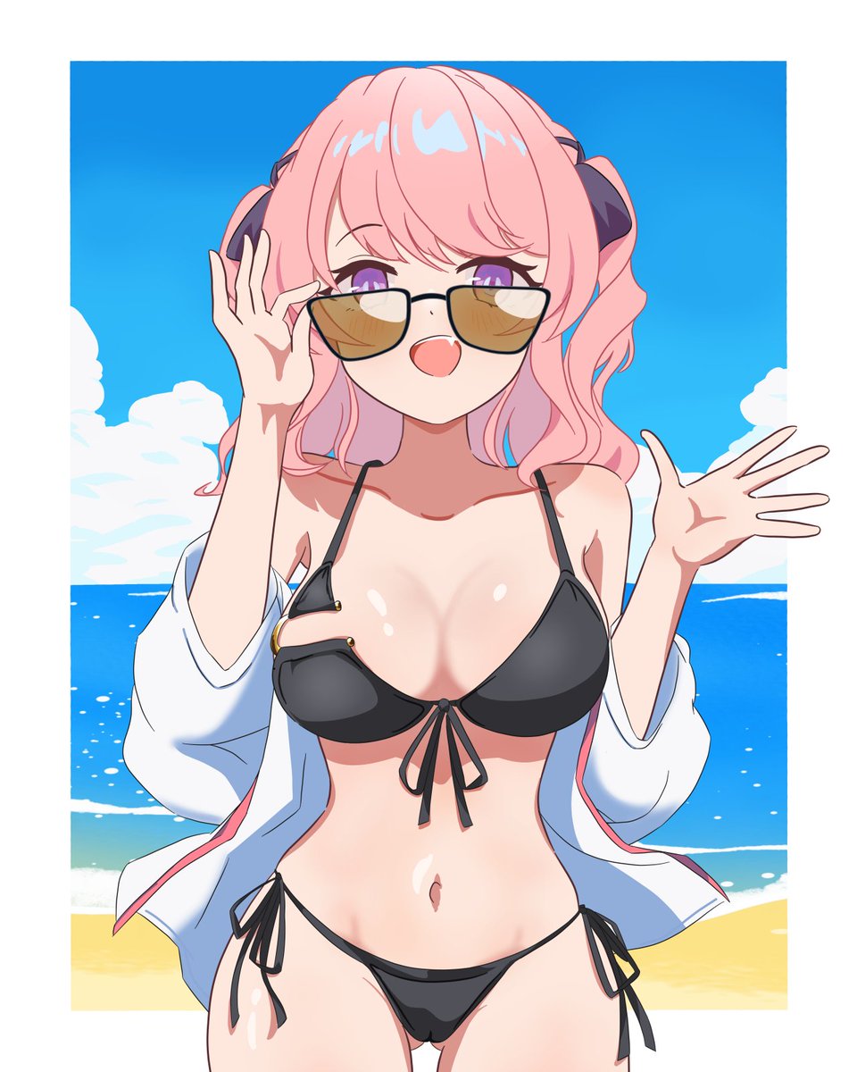 RUMYA20's tweet photo. 海だよ海ー！ 
#すうちゃんあーと https://t.co/0DgBSnsbA2