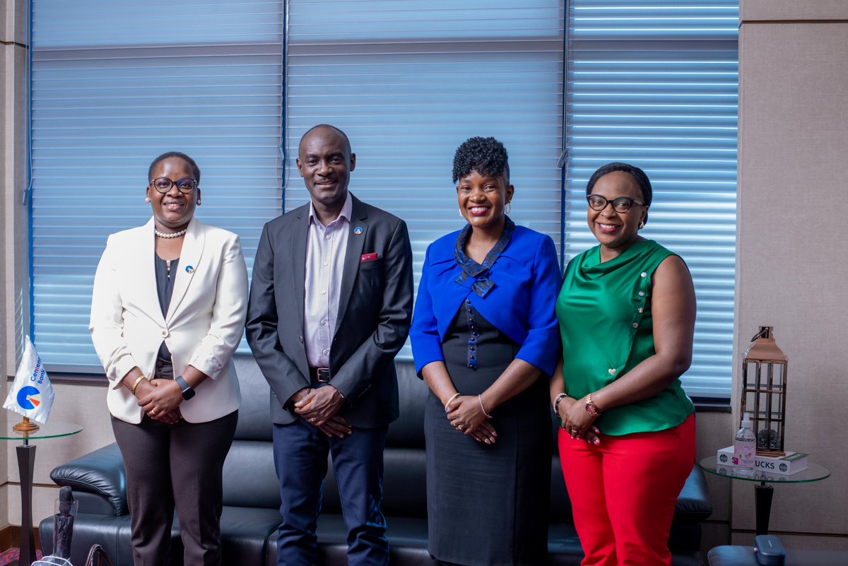CentenaryBank's tweet photo. The Journey to the Boardroom team, under the stewardship of Ms. Janet Navuga, Founder of the Journey to the Boardroom programme, paid a courtesy visit to our Executive Director Business, Joseph Kiwanuka Balikuddembe, and the General Manager, Corporate Communications and Marketing, Beatrice Lugalambi

The engagement provided an opportunity to connect, exchange perspectives and explore the importance of preparing professionals for effective leadership at board level.

Journey to the Boardroom is a mentorship program dedicated to preparing professionals for board leadership by equipping them with the knowledge, skills and exposure needed to confidently navigate the boardroom and contribute meaningfully to organizational growth and governance.

#CentenaryBank #JourneyToTheBoardroom #Mentorship