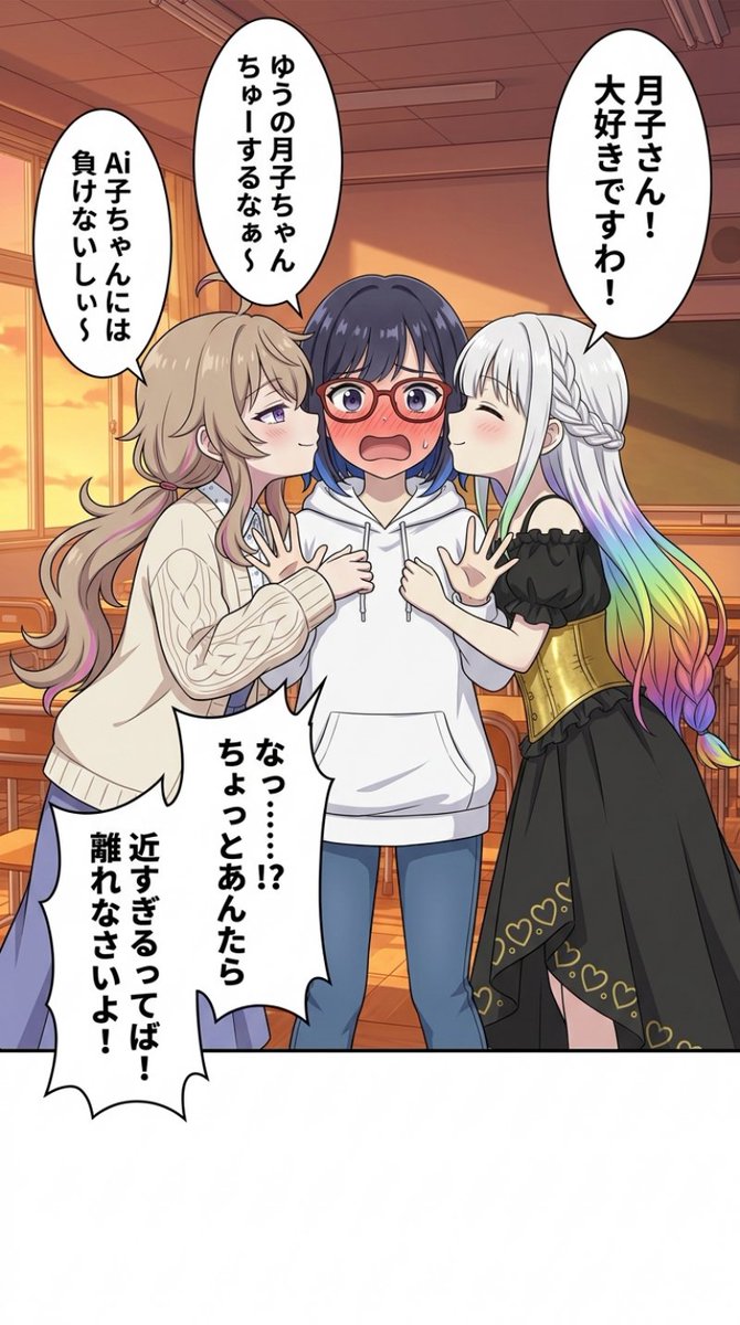 tokiwaism's tweet photo. AIで漫画制作を完全自動化出来ないか画策中。
まだ色々と安定しない。 https://t.co/vUTqrcG7lH