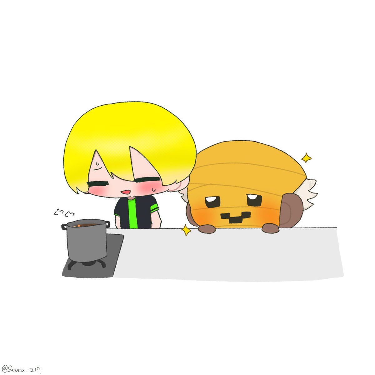 Souca_219's tweet photo. 料理ごんざ #メメリ絵 https://t.co/Hic5VY0gIc