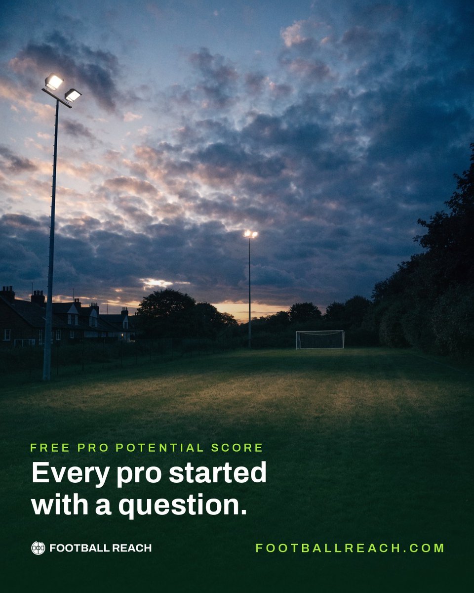 FootballReach's tweet photo. Stop asking if you'll make it. Ask where you actually stand.

https://t.co/nZFLZSFlCB

#FootballReach #ProPotentialScore https://t.co/QwvgZ73DJw
