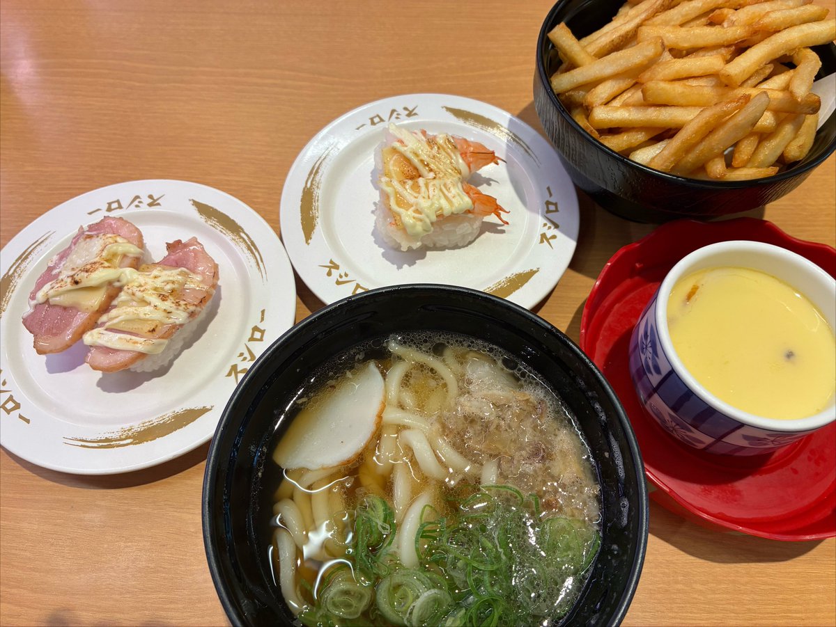 makibenio's tweet photo. 夜中にララ部でスシローの話したら食べたくﾅｯﾁｬｯﾀ https://t.co/0FgUKrrXEj