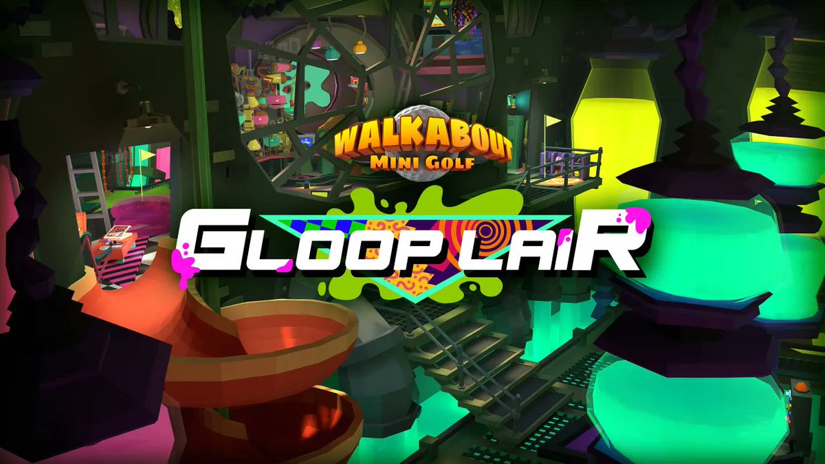 TheGamingAlwin's tweet photo. A new Walkabout Mini Golf course is coming soon, introducing another Evil Lair course called Gloop Lair. This is the fifth course in the Evil Lair series, and I'm sure it will be another great addition.

The next Evil Lair arrives in Walkabout Mini Golf on August 13, 2026! #psvr2 https://t.co/7PE3EXAlXF