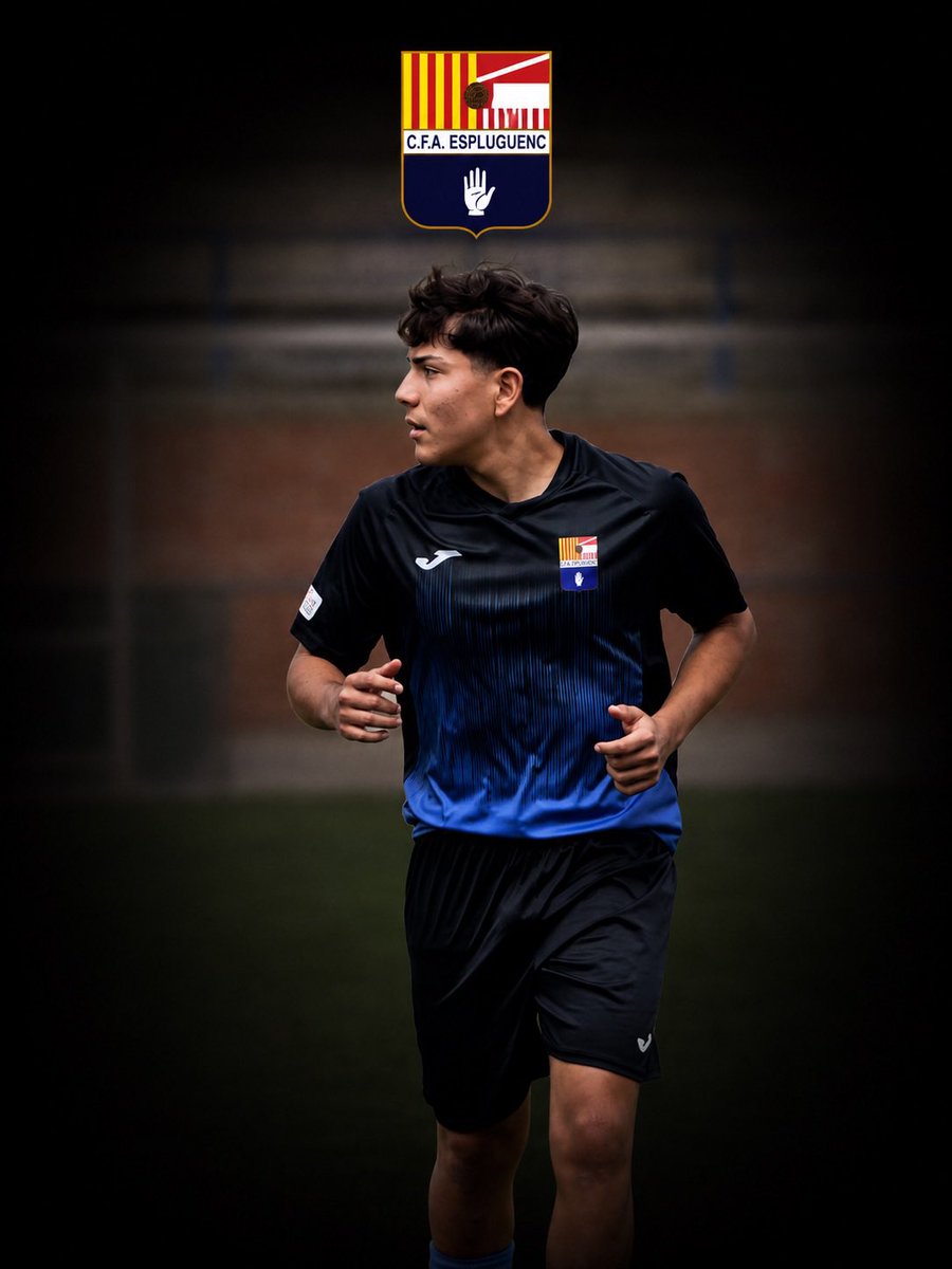 CFAEspluguenc's tweet photo. 𝗙𝗥𝗔𝗡 𝗚𝗔𝗥𝗖𝗜𝗔 𝗧𝗢𝗥𝗡𝗔 𝗔 𝗖𝗔𝗦𝗔

Fran Garcia torna després de la seva cessió al juvenil Preferent del Bellvitge i realitzarà la pretemporada amb el primer equip. 

#SomEspluguenc | #Futbolcat | #2cat4 https://t.co/QAjipKMVs2