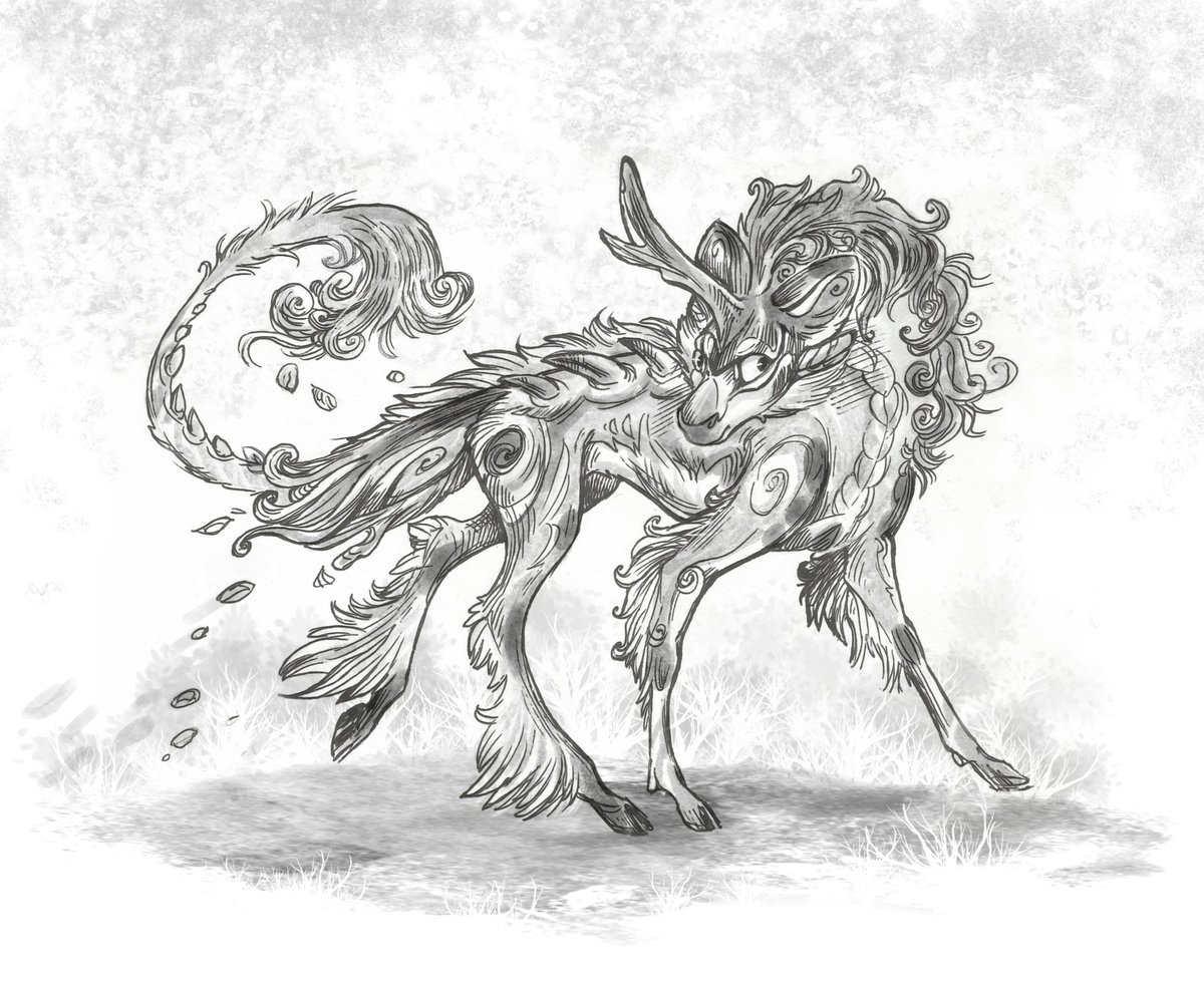 Taski_Guru's tweet photo. Line art of fantasy equine characters
#lineart #horse_oc #longma #line_art #demonoc #kirinoc #unicornoc https://t.co/a9gfVBDKwf