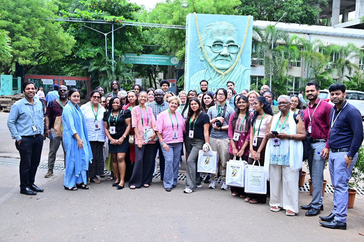 KIITUniversity's tweet photo. We are delighted to welcome a 38-member delegation from the City University of New York (CUNY), comprising 28 students and 10 faculty and staff chaperones, to KIIT as part of the India Trek Programme.

During their visit, the delegation is engaging with our vibrant academic community, exploring our campuses, and experiencing the unique blend of education, innovation, sustainability, and social transformation that defines the KIIT ecosystem. Through interactive sessions, cultural exchanges, institutional visits, and meaningful conversations, the programme is fostering cross-cultural understanding, global perspectives, and lasting academic connections.

As the delegation continues its week-long stay, we look forward to enriching collaborations, shared learning experiences, and strengthening the enduring partnership between KIIT and CUNY.