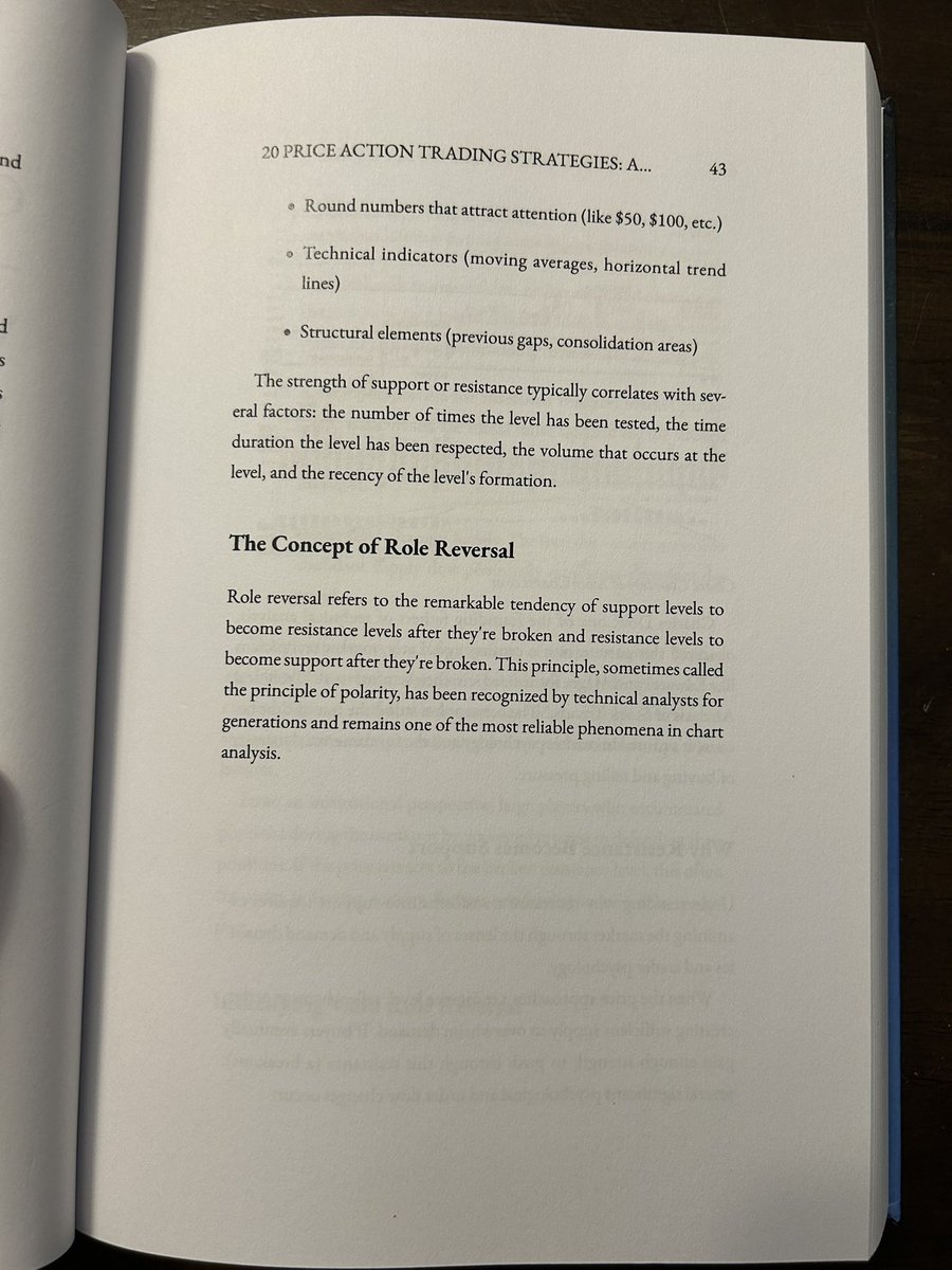 SJosephBurns's tweet photo. The Role Reversal Pattern: when old resistance becomes the new support: 

From the Book : 20 Price Action Trading Strategies: A Technical Analysis Guide: Unlock the Secrets of Market Movements

(Only the Hardcover and Kindle editions are in color, not the paperback version.)

Amazon link to hardcover copy: https://t.co/Qan77TYnNE

1/2 🧵