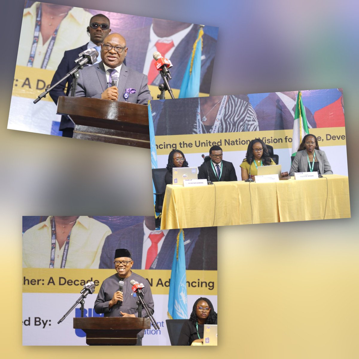 Babcock_Univ's tweet photo. A decade of diplomacy. A future of impact. 🕊️

BIMUN 2026 is officially OPEN at Babcock University with 500+ young African delegates.

"Leadership must be measured by tangible impact on lives." — @PeterObi

#BIMUN2026 #BetterTogether #BabcockUniversity #FutureLeaders https://t.co/baPySRQbqj