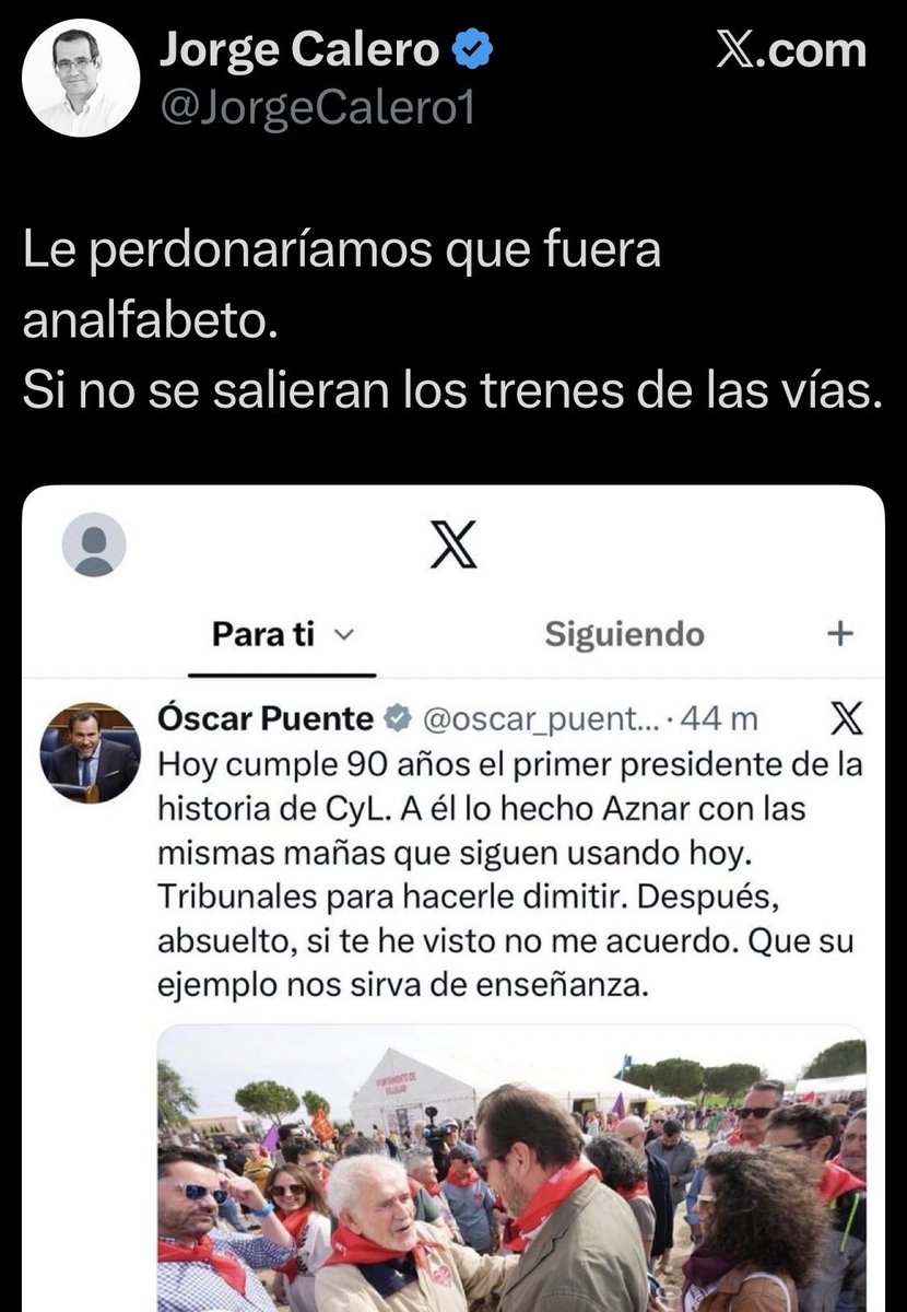 Malules7532791's tweet photo. Óscar Puente te bloquea para no leer estas cosas. No lo lleva muy bien. https://t.co/3yt75fU2RB