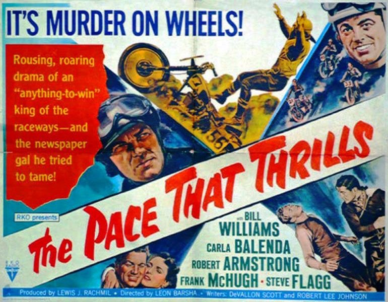 FrankMalfitano's tweet photo. FILM OF THE DAY: Minor low budget 1952 #BMovie about brash #motorcycle racer & female reporter, with bland cast & some ok ๐๏ธ scenes #BillWilliams #FrankMcHugh are biggest names here #CleoMoore in small support role is more appealing than lead #CarlaBalenda #MichaelStAngel #1950s https://t.co/YX1zQnFHTG