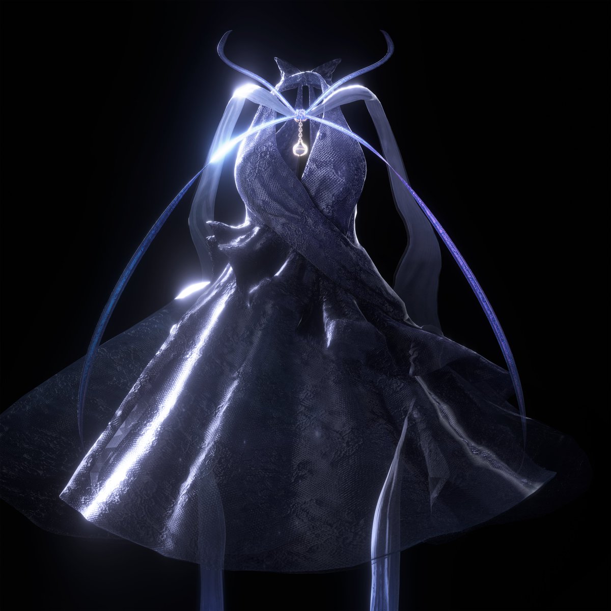 mellowmare_'s tweet photo. 新作衣装「Shiranui」🐟🫧

シェーダー設定が、ついに完成しました。

光を受けるたびに揺らめく、
深海のような透明感と質感。
ゲーム内で見ると、もっと綺麗です。
もう少しだけ、お待ちください💙 https://t.co/PxnyjHRb0Z