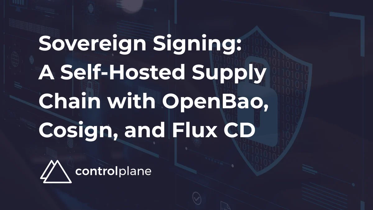 Sovereign Signing: A Self-Hosted Supply Chain with OpenBao, Cosign, and Flux CD