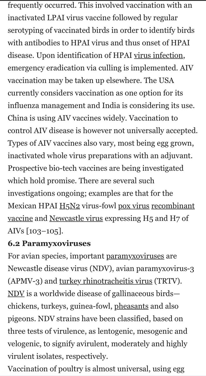 psychealchemy's tweet photo. Some of the history of the evolution of #avianvirus & as I said they are already vaccinating some birds & poultry with “experimental vaccines”. #virushoax #birdflu #birdsrights
https://t.co/mFzEs5YE4C https://t.co/WNw0xa1ixD