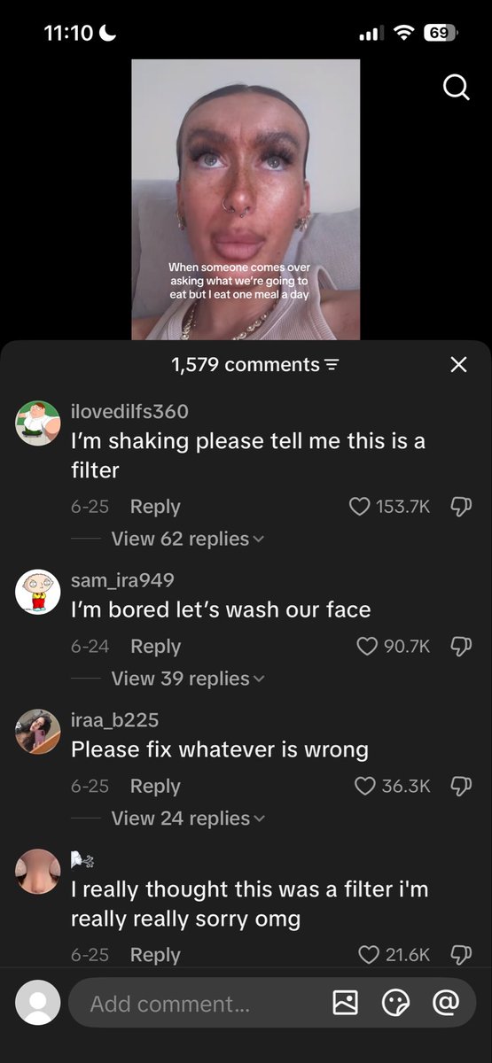 funnybunny20445's tweet photo. tiktok comments aren’t even funny anymore why does everyone want to have a savage moment https://t.co/mdZ9PqFBXU