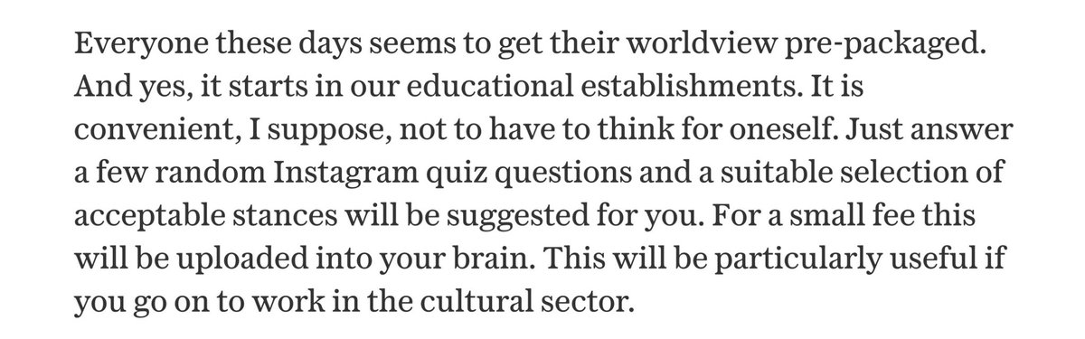 Mister50_'s tweet photo. This from @suzanne_moore in the @Telegraph is spot on! “purrs with self-righteousness” 🤣 https://t.co/DEC60a5BK0
