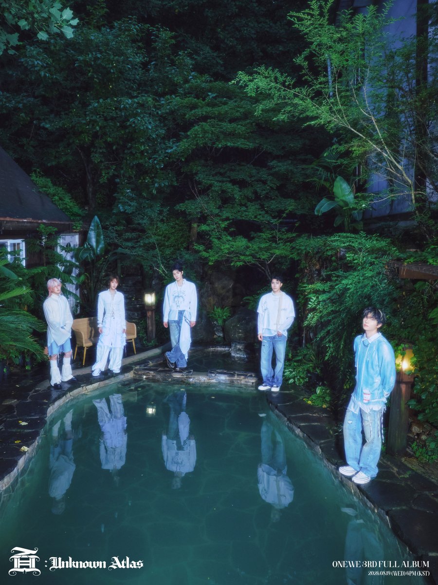 official_ONEWE's tweet photo. [#ONEWE]

ONEWE 3rd Full Album 
[面 : Unknown Atlas]

🪾 CHAPTER : PHOTO #1 🪾

2026.08.19 (WED) 6PM (KST) RELEASE✔

#원위 #面_Unknown_Atlas https://t.co/m5nt95Xora