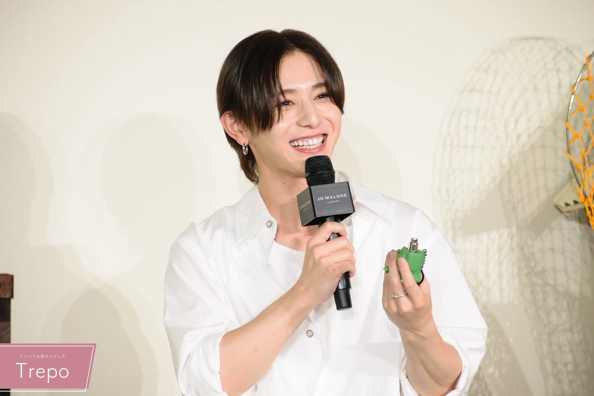 trepo_jp's tweet photo. 【#山田涼介 登壇】JO MALONE LONDON「シー ソルト アドベンチャー」ポップアップイベントが開催！
新作の見どころやトークの様子をお届けします♡

🔽記事はこちらから✨
https://t.co/itHNukf2Ew

@JoMaloneLondon 
#JoMaloneLondonJapan
#ジョーマローンロンドン
#シーソルトアドベンチャー https://t.co/eoWB2vdFDO