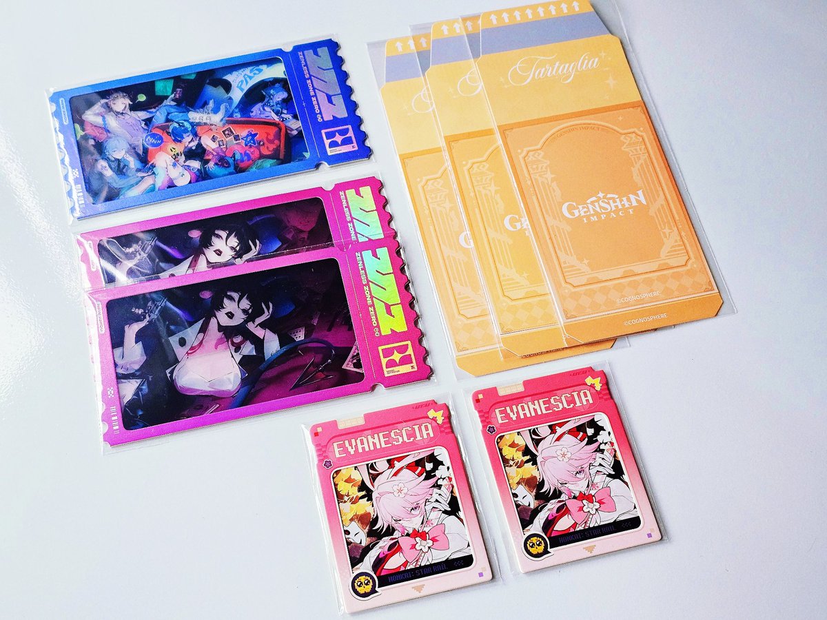 bttrfly_cart's tweet photo. WTT/TRADE ph🇵🇭
#HoYoFEST2026 freebies
Have: Tartaglia peel off card -> Flins/Columbina/Lauma
Have: Evanescia -> Yao Guang/Sparxie/Silver Wolf
Have: ZZZ Holographic ticket (see photo)
#HonkaistarRail #HoYoFESTHSR
#HoYoFESTZZZ #zzzero #GenshinImpact https://t.co/vTEm0ZnSlj