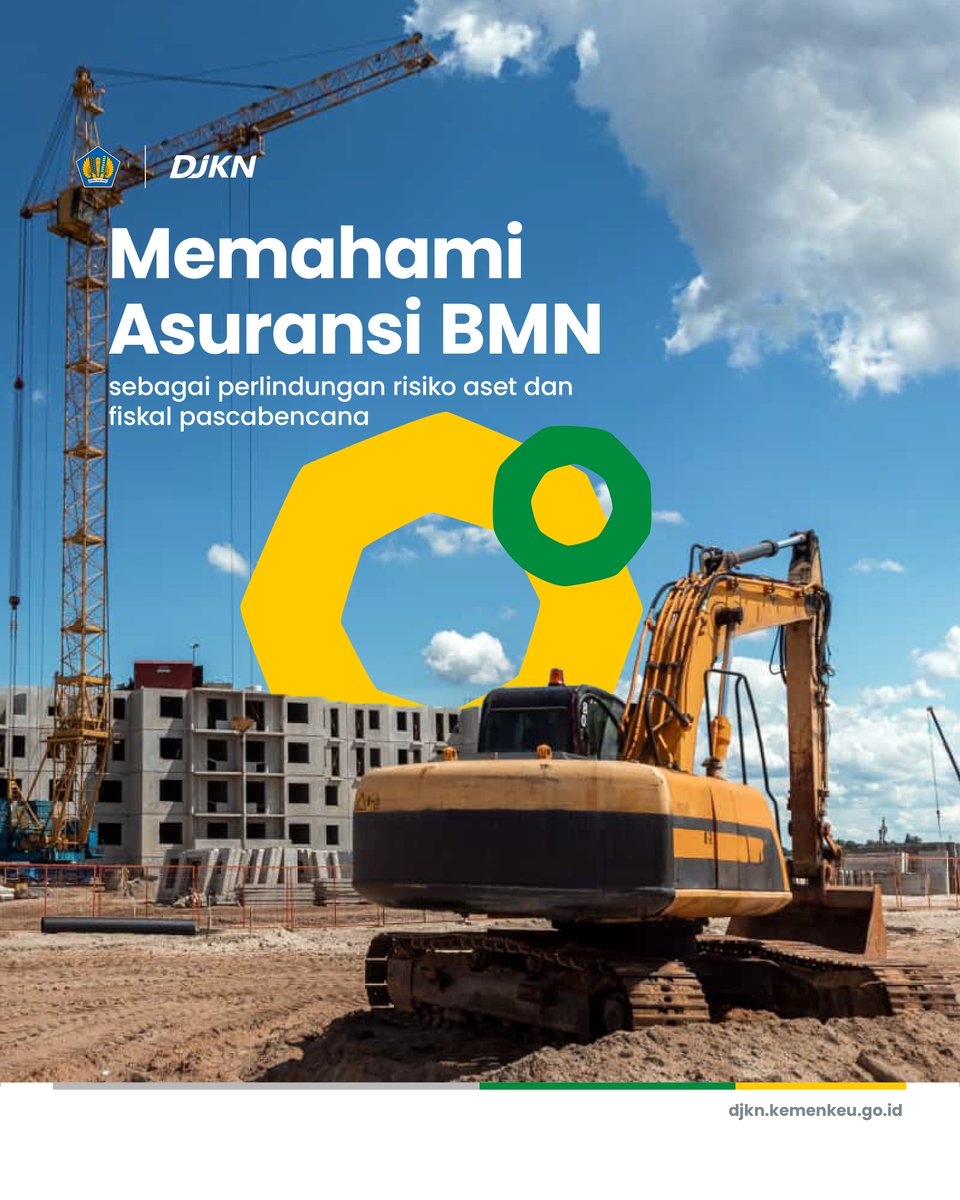 DitjenKN's tweet photo. Tidak hanya jiwa, BMN pun dapat diasuransikan.
Lewat Asuransi BMN (Barang Milik Negara) dengan skema Pooling Fund Bencana (PFB), #UangKita dikelola secara proaktif untuk memproteksi aset negara agar APBN tetap aman dan pelayanan masyarakat terus berjalan. https://t.co/Rt8PmbUGRs