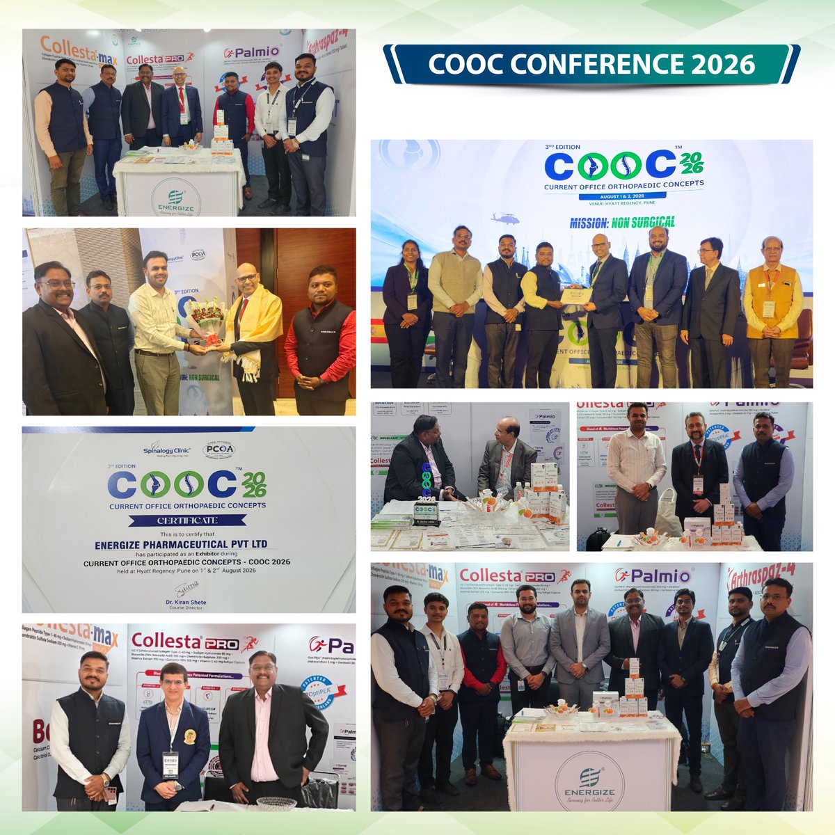 energize_p's tweet photo. Proud to Participate at COOC Orthopaedic Conference 2026

#COOC2026 #Orthopaedics #EnergizePharmaceuticals #PainManagement #BoneHealth #HealthcareInnovation #MedicalConference #PatientCare #MedicalEducation #ServingForABetterLife #PharmaceuticalIndustry #MedicalEducation https://t.co/oekWZeSAg5