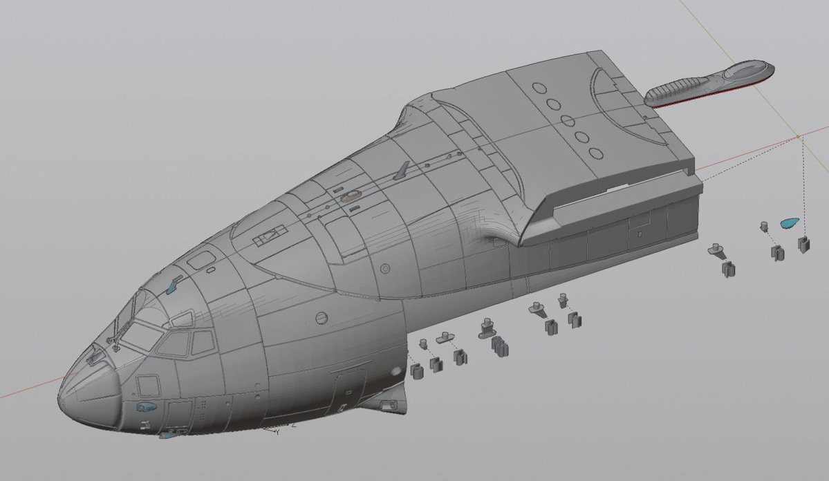 Runway34Rmodels's tweet photo. XEC-2量産中！(ご予約いただいた皆様お待たせしております)
プリンターが空かないので、休止していたC-2とRC-2改造キットのリニューアル進めてます。
 #72スケモ #144スケモ #200スケモ #EC2 #アオシマ #C2 #XEC2 https://t.co/aRtQVwzGPp