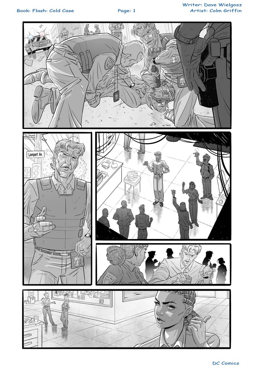 Colgriff84's tweet photo. Some recent #flash pages I worked on. Written by the incredible Dave Wielgosz. @DCOfficial this was a fun story to draw. #barryallen #runbarryrun https://t.co/OATCzYW7m5