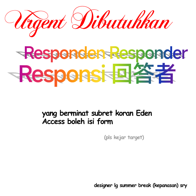 eden_access's tweet photo. Salutations, future Angels!

Eden awaited, longing for altruistic angels who seek for sanctuary, to rest their wings.

Thus, before recruitment begins, will you be willing to receive news from our dedicated newsletter? 

Please fill out the form below.
https://t.co/U5HWUW2kkD https://t.co/AwWLECE1AL