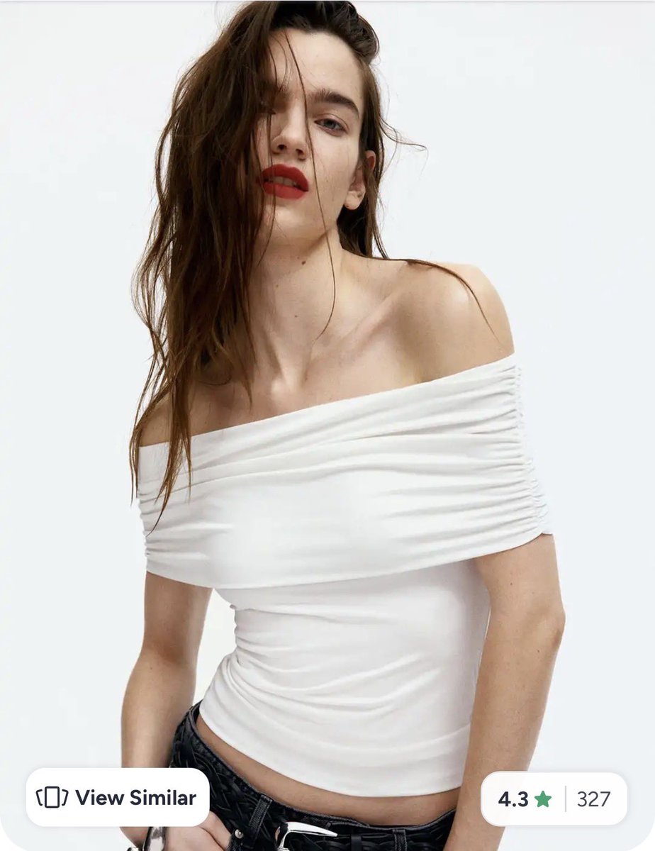 3500000z's tweet photo. ปาดไหล่ h&amp;m เคยใส่หนึ่งครั้ง
price : 250 รส จาก599
size m chest 32ก่อนยืดน้า ผ้ายืดได้เยอะเลย https://t.co/N3EazGrz81