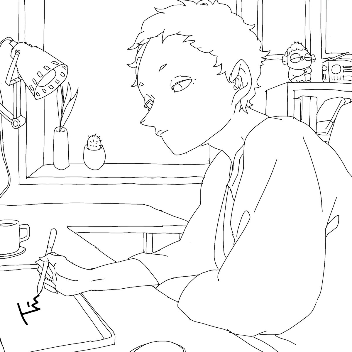 artistic_tin's tweet photo. 2年ほど使ったのでアイコンを変えるぞ。
バナーも描いちゃおういっそ。 https://t.co/pIPivF14I6