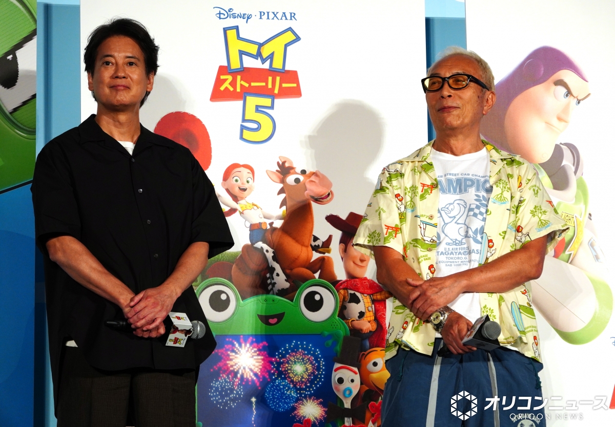 oricon's tweet photo. 71歳・所ジョージ、30年前の自分へは
「41歳、かける言葉ない」
マイペースな “所節” をさく裂
⠀
10年後、続編にはボヤき節！
「リタイヤしてますよ！」
https://t.co/Pr9DeDURS2
⠀
🎬映画『トイ・ストーリー5』
大ヒット御礼舞台あいさつに登壇
⠀
 #トイストーリー５ https://t.co/9ErcJ83hX5