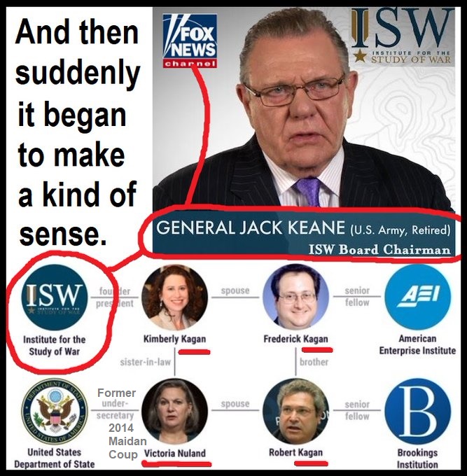 Matt_Bracken48's tweet photo. This is the same Nuland-Kagan-Keane gang that brought us the Ukraine-Russia conflict. They love war, the bigger and bloodier the better. https://t.co/D0NMZYbEBl