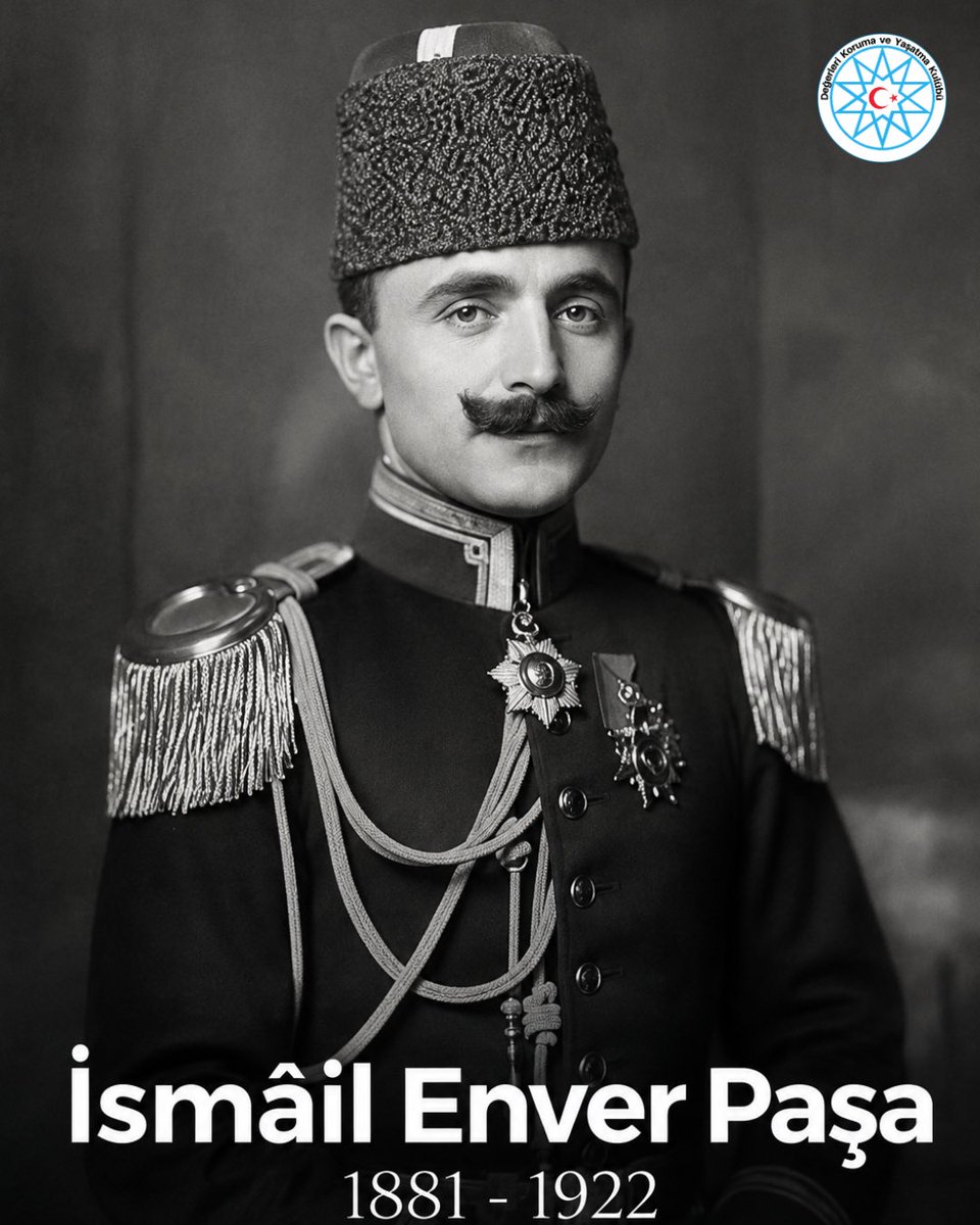 EgitimiYtu's tweet photo. O gün kurban bayramıydı.
Turan, kurban istemişti.
Enver Paşa kendini vermişti.

Bir ömür ülküsü için yaşadı, son nefesini Türkistan’da verdi.
İsmâil Enver Paşa’yı şehadetinin yıl dönümünde rahmetle anıyor; Türk milletine adanmış mücadelesini saygıyla yâd ediyoruz.
Ruhu şâd, mekânı cennet, makamı âli olsun.

#EnverPaşa