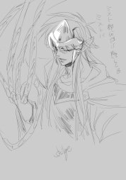 shiige6's tweet photo. CotM漫画の下書きは終わってるんですよ！えらい！ペン入れは修理済端末が戻ってからにしたいので！ね！だから落書き！！
試し書きというかイメージというか。
https://t.co/ksAU49zVF7 https://t.co/yUnyhcx530