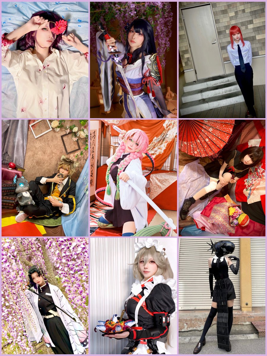 Yui_Cosplay_Ac's tweet photo. 関東 20↑ 女性コスプレイヤー🌸
🫶:鬼滅/ﾁｪﾝｿ/ﾎﾖﾊﾞetc.

コスプレが好きな方はもちろん、好きな作品や世界観が重なる皆さまと仲良くなりたいです…！

全反応まわらせていただきます🍀✨
よろしくお願いいたします(*´˘`*)♪

#コスプレイヤーさんと繋がりたい
#カメラマンさんと繋がりたい https://t.co/5ytfk2ZDrx