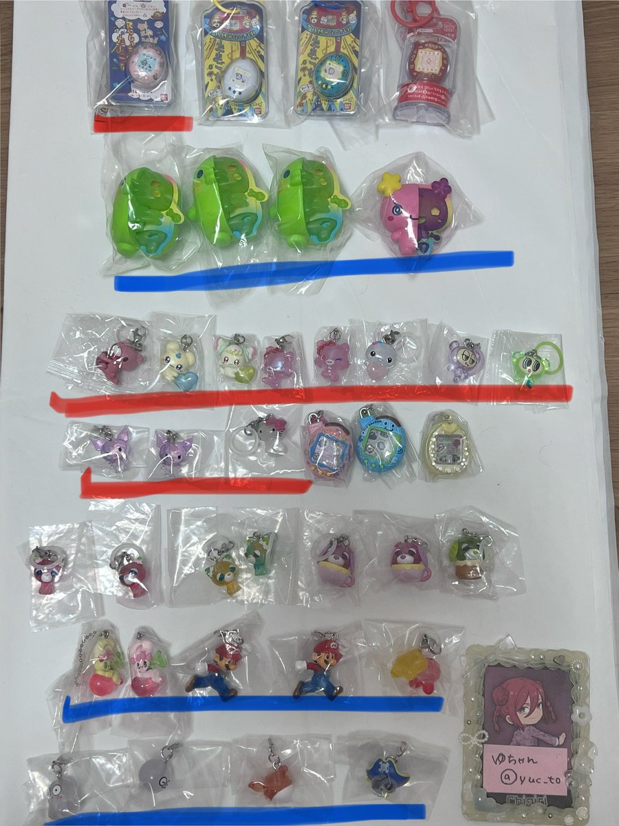 yuc_to's tweet photo. 【 譲渡 】 カスタムキーリング すきゃらとん めじるしアクセサリー シャカシャカチャーム たまごっち おすわりグルーミー ぷちきゅあ ジュエルペット エンジェルブルーキッズ サンリオクリスタル お茶犬 お茶猫 CR カービィ マリオ

« 譲 » 画像

« 求 » 定価➕送料
赤線は青線同数以上含むお取引のみ https://t.co/yzTm1R2fFz