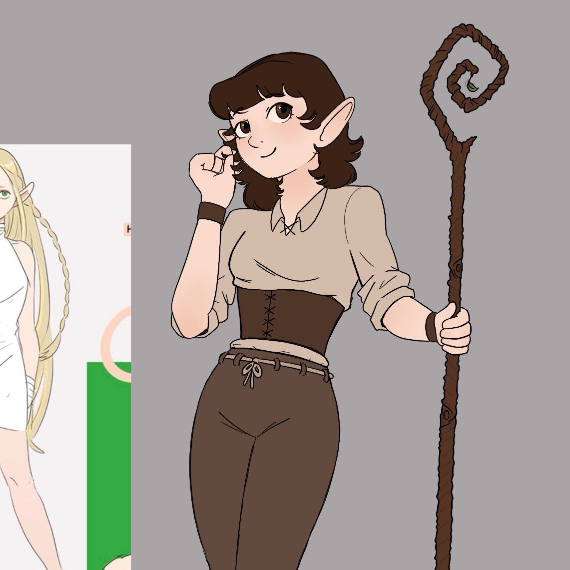 wilted_weaping_'s tweet photo. My earthy mage <3 https://t.co/Kb8npEYAC4