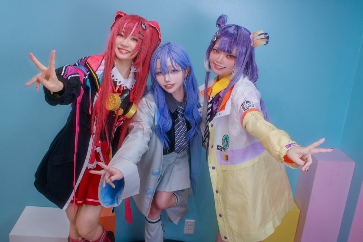 ayapipiuoxou's tweet photo. ＊cosplay＊ 🌈🕒/🫐.🍀.💭

⋆˳༚ *⸜ セカイに向けて ハッシンします.ᐟ ⸝*˳༚ ⋆

📸:夜桜じょかたん様 https://t.co/0fODEw0UXl