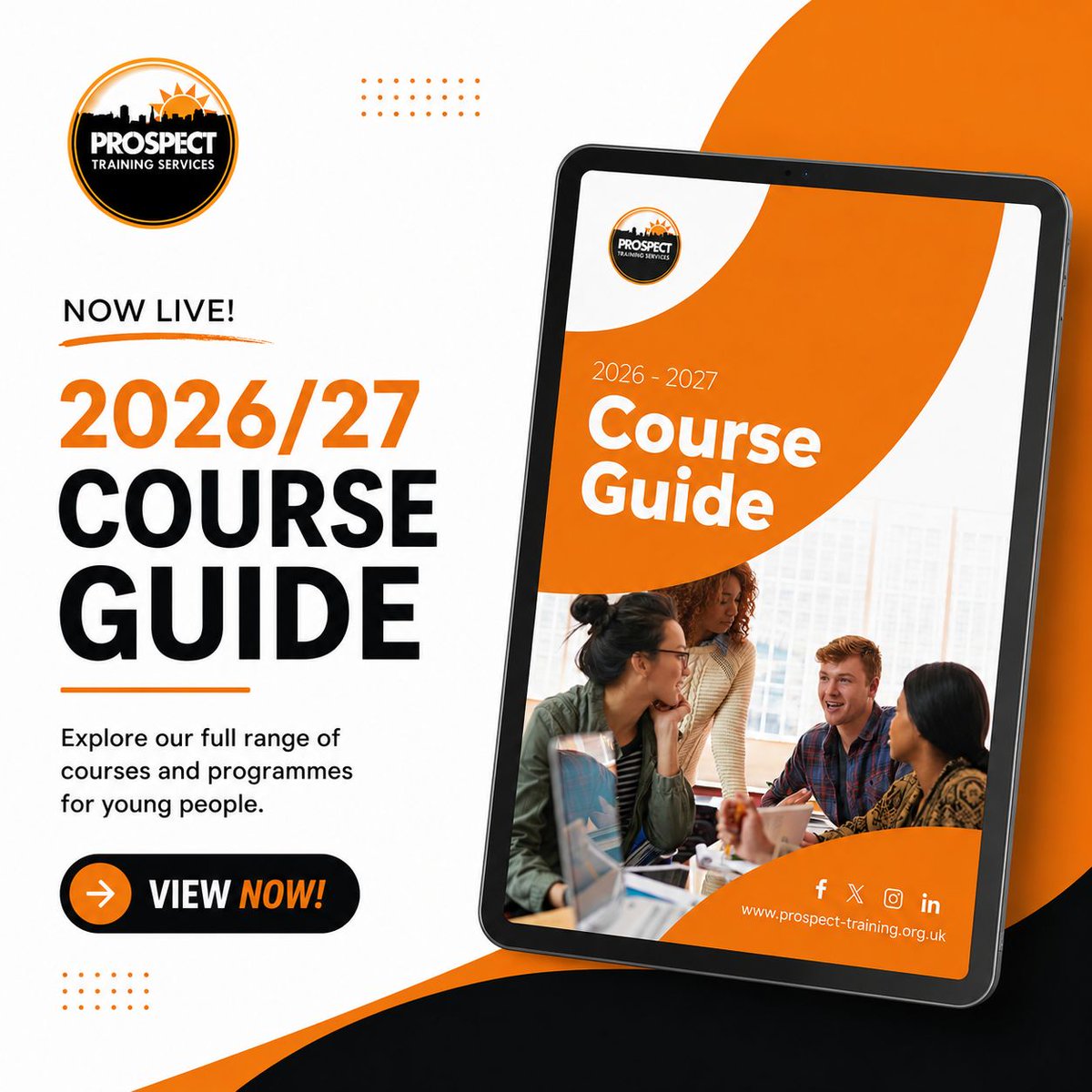 ProspectTS's tweet photo. 📣 Our 2026/27 Course Guide is now LIVE!
Ready to take the next step towards your future? Whether you're looking to build confidence, gain qualifications or get real work experience, we’ve got a pathway for you. 🫵
Explore our full range of programmes. 👇
https://t.co/amRFIBIzYB https://t.co/YaCIUdJdIR