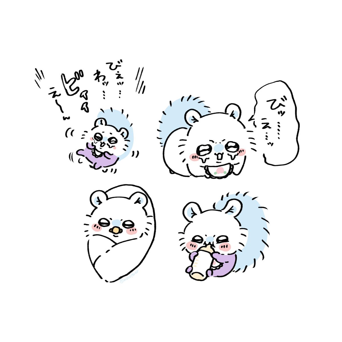 mosafever's tweet photo. 赤ちゃんモモンガ🍑🍼

#ちいかわ
#ちいかわファンアート https://t.co/aLsYXE1BtA