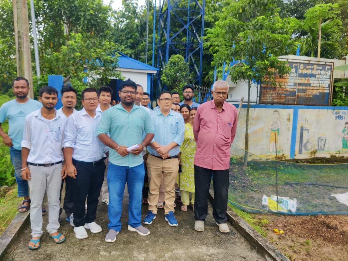 JJM_Assam's tweet photo. The visit focused on strengthening operation and maintenance, enhancing service delivery, and reinforcing community participation to ensure the long-term sustainability of rural water supply schemes.

#JJMAssam #HarGharJal #JalJeevanMission https://t.co/YO28IMYIgF