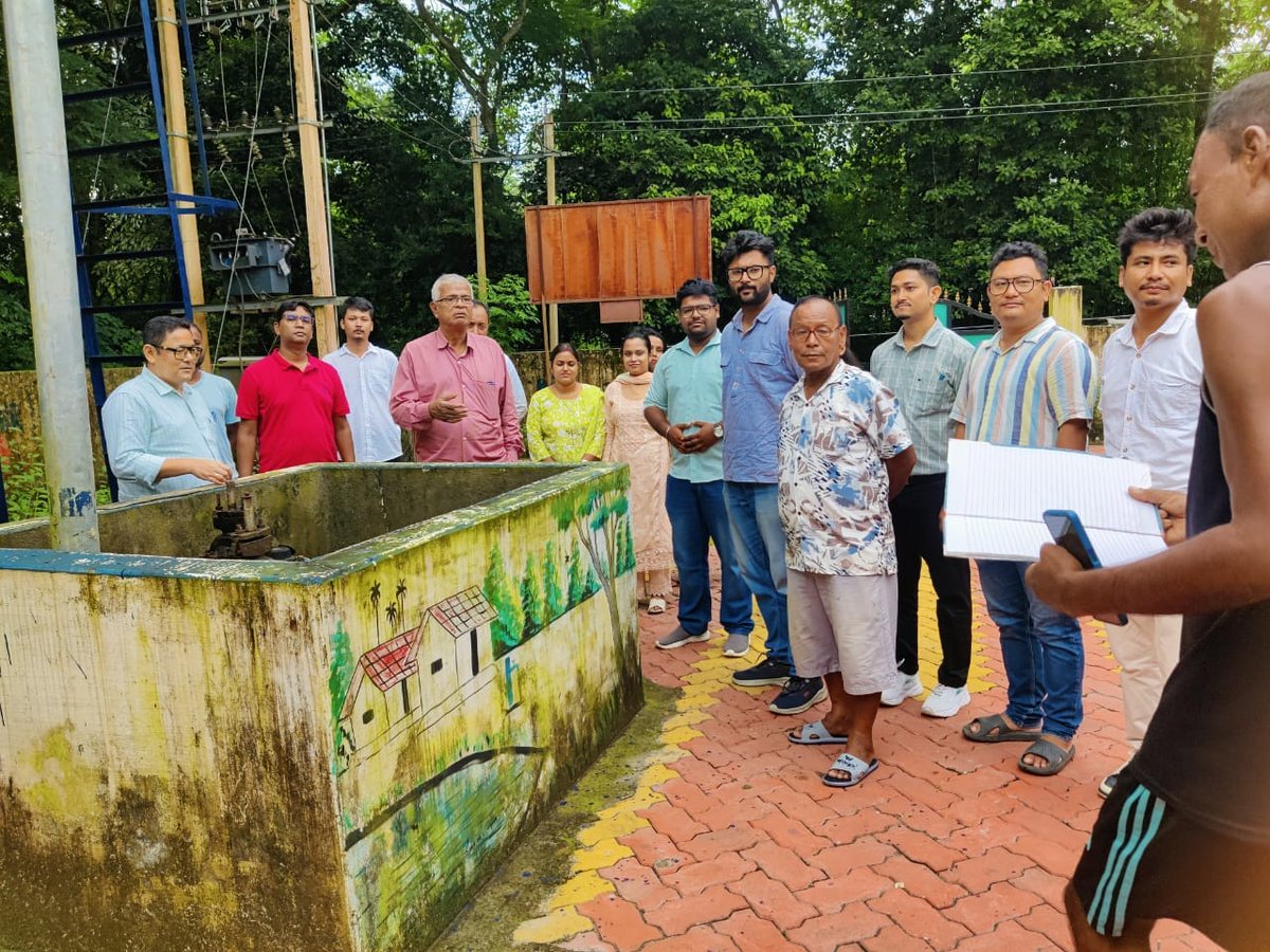 JJM_Assam's tweet photo. The visit focused on strengthening operation and maintenance, enhancing service delivery, and reinforcing community participation to ensure the long-term sustainability of rural water supply schemes.

#JJMAssam #HarGharJal #JalJeevanMission https://t.co/YO28IMYIgF