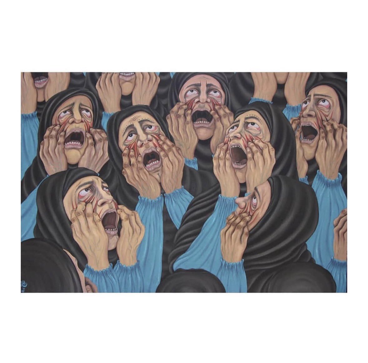 saharbenahvi's tweet photo. واکنش‌ها به آثار مهرنوش بادپر ناشی از یه سوءتفاهم قدیمیه: اینکه «هنر باید زیبا باشد»

امبرتو اکو در کتاب «زشتی» تشریح کرده که زشتی هم کارکرد و زیبایی‌شناسی خودش را داره و در طول تاریخ امری نسبی بوده

گاهی مسئله هنر، زیبا بودن نیست
وادار کردن ما به دیدن چیزیه که دوست نداریم ببینیم https://t.co/BCTcl0xWAf
