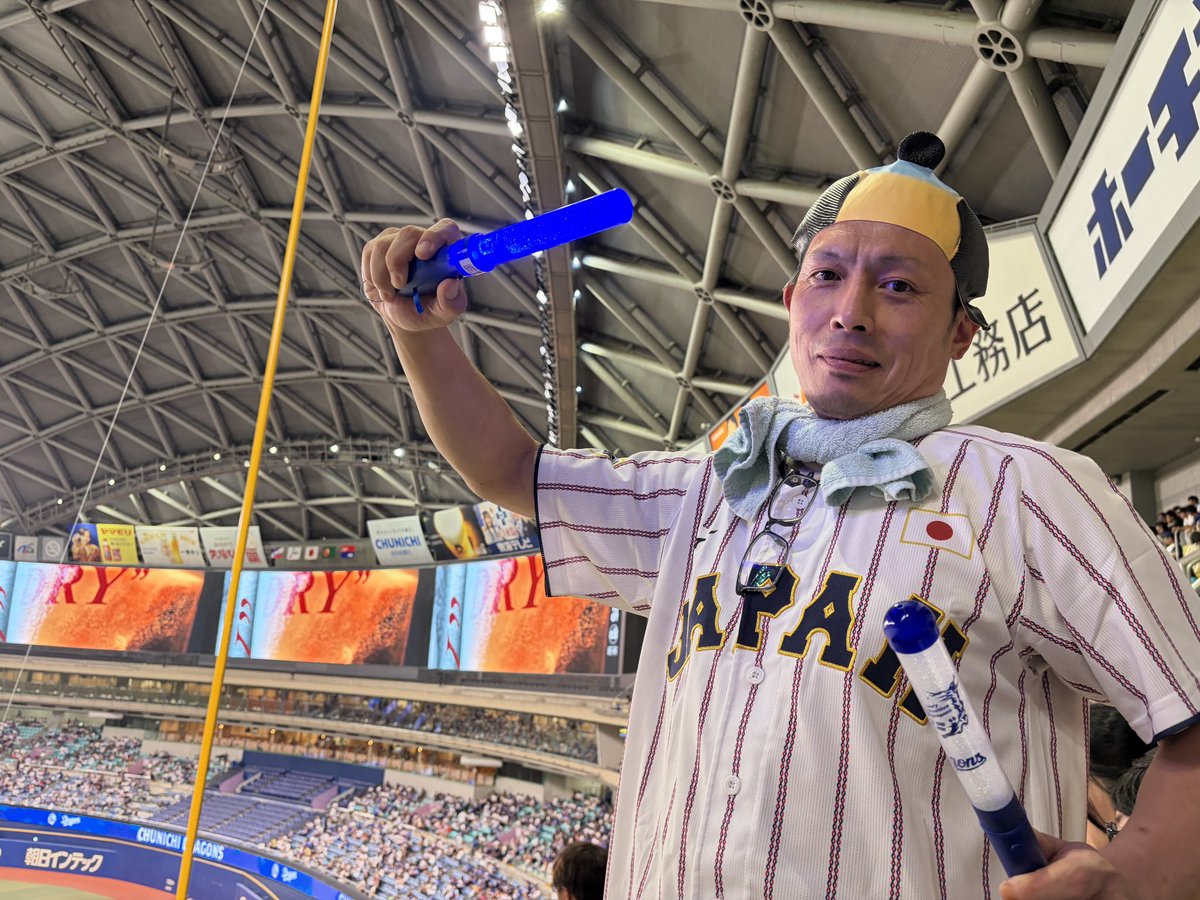kitamura_t's tweet photo. サムライで応援！
＃竜の叫びだぞーん https://t.co/nz52b97Um2